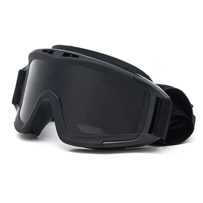 Захисні тактичні окуляри-маска Daisy зі змінним склом Чорний KB-7040-Ч фото