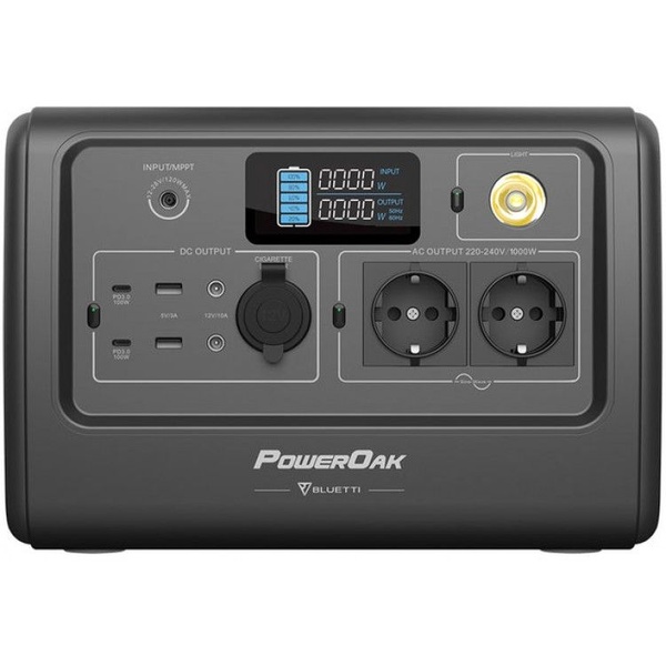 Зарядная станция Bluetti PowerOak EB70 Portable Power Station 1000W 716Wh (716 Вт·ч) fl00015 фото