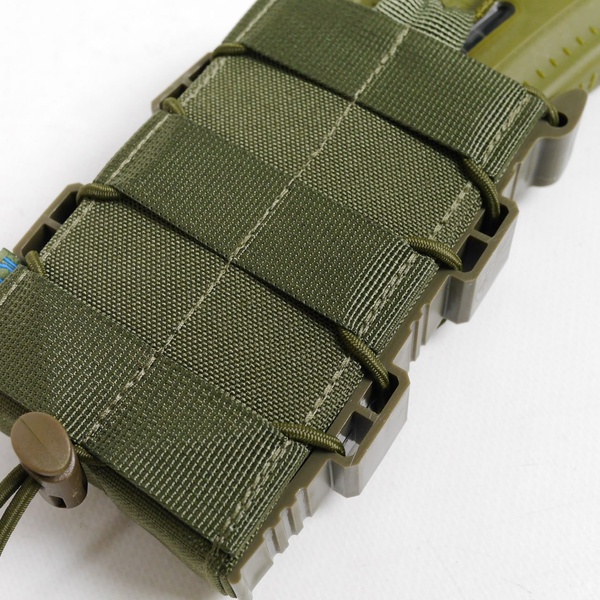 Жорсткий посилений тактичний підсумок GU Single Mag Pouch Хакі KB-4055 фото