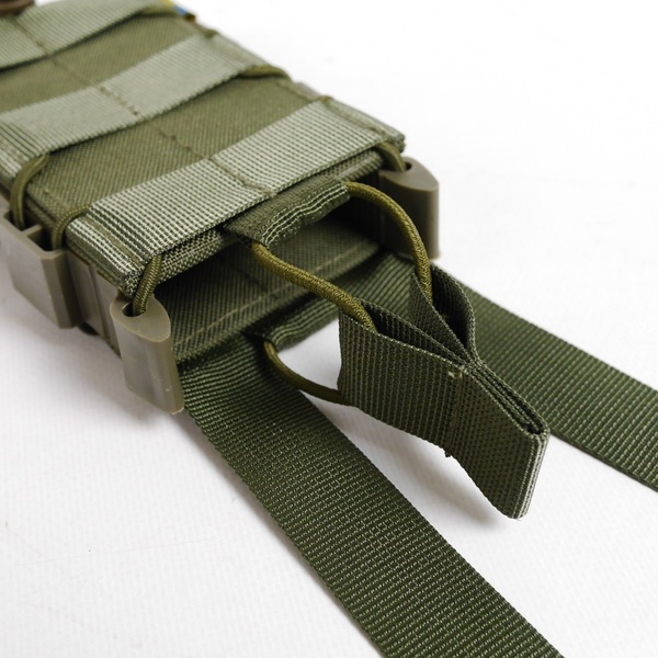 Жесткий усиленный тактический подсумок GU Single Mag Pouch Хаки KB-4055 фото