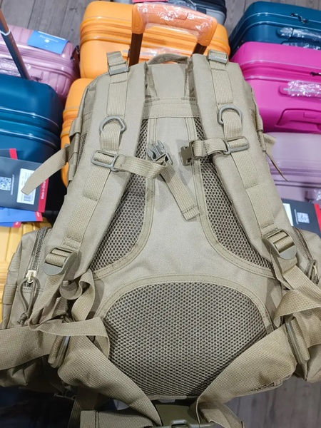 Тактичний військовий рюкзак 60л койот з підсумками для ЗСУ tact0016 фото