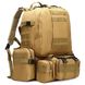 Тактичний військовий рюкзак 60л койот з підсумками для ЗСУ tact0016 фото 1